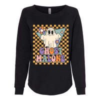 Retro Groovy Ghost Malone Funny Cute For Halloween Costume Womens California Wash Sweatshirt