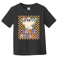 Retro Groovy Ghost Malone Funny Cute For Halloween Costume Toddler T-Shirt