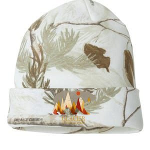 Retro Glacier Grizzly Bear Gift National Park Gift Kati Licensed 12" Camo Beanie