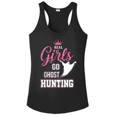 Real Go Ghost Hunting Gifts For Ghost Hunters Ladies PosiCharge Competitor Racerback Tank