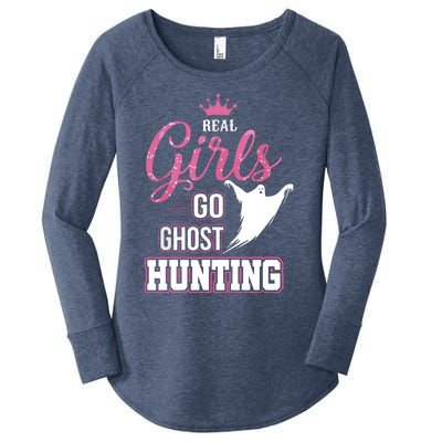 Real Go Ghost Hunting Gifts For Ghost Hunters Women's Perfect Tri Tunic Long Sleeve Shirt