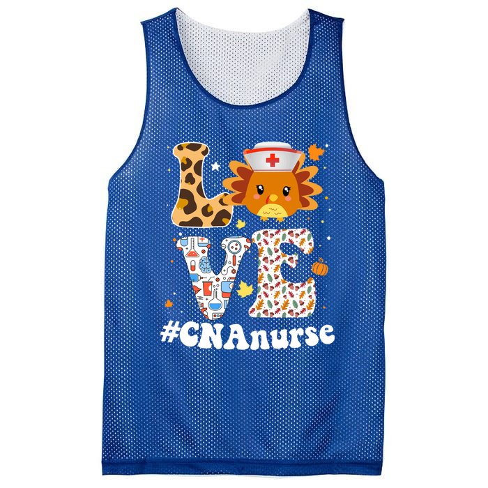 Retro Gobble Gobble Thanksgiving Cna Nurse Turkey Leoprad Rn Gift Mesh Reversible Basketball Jersey Tank