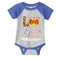 Retro Gobble Gobble Thanksgiving Cna Nurse Turkey Leoprad Rn Gift Infant Baby Jersey Bodysuit