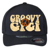 Retro Groovy Gigi Aesthetic Nostalgia 60's 70's Retro Gigi Flexfit Unipanel Trucker Cap