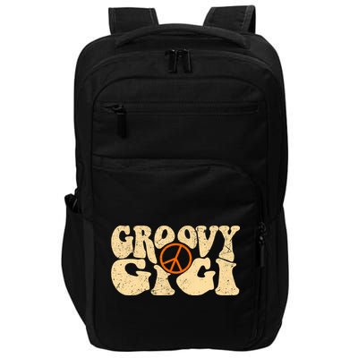 Retro Groovy Gigi Aesthetic Nostalgia 60's 70's Retro Gigi Impact Tech Backpack