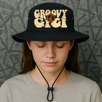 Retro Groovy Gigi Aesthetic Nostalgia 60's 70's Retro Gigi Bucket Hat