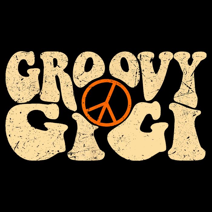 Retro Groovy Gigi Aesthetic Nostalgia 60's 70's Retro Gigi 16 in Basic Backpack