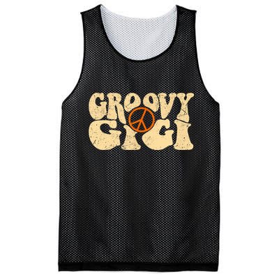 Retro Groovy Gigi Aesthetic Nostalgia 60's 70's Retro Gigi Mesh Reversible Basketball Jersey Tank