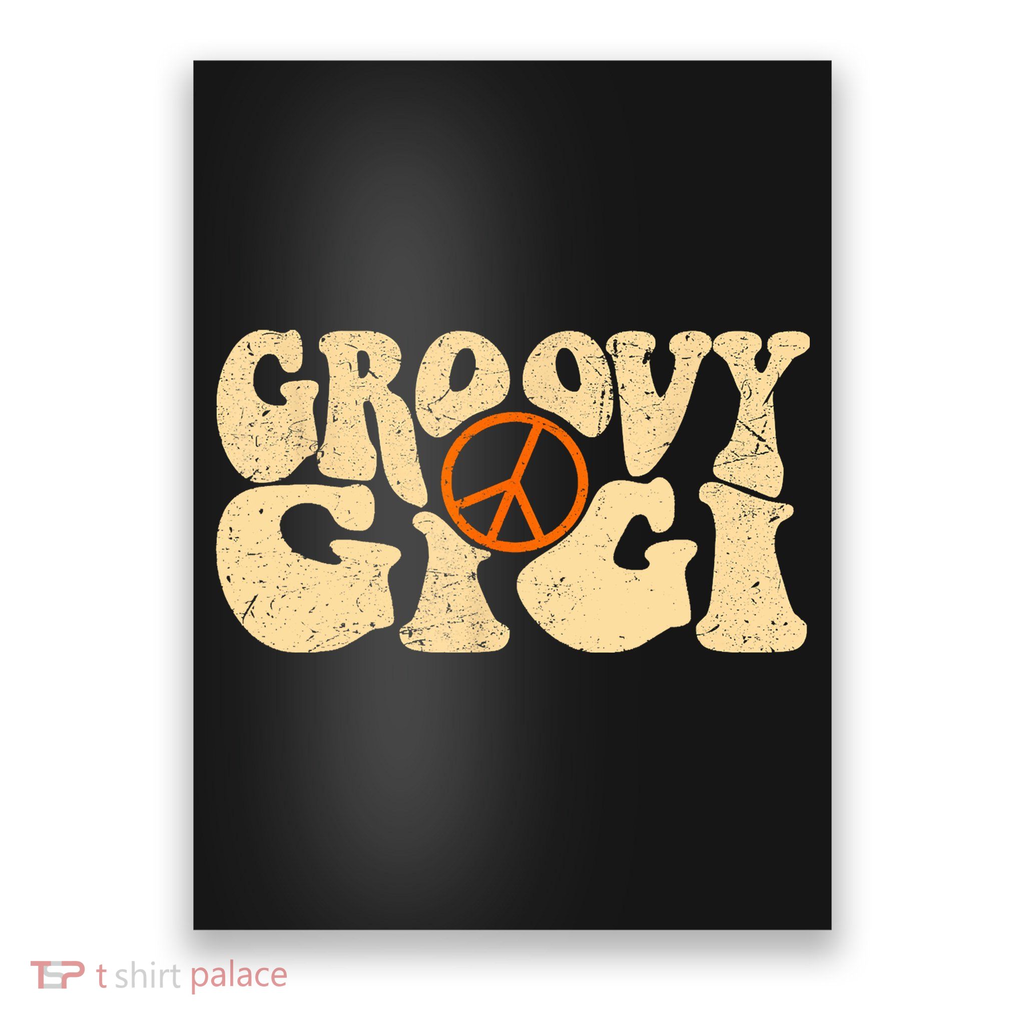Retro Groovy Gigi Aesthetic Nostalgia 60's 70's Retro Gigi Poster