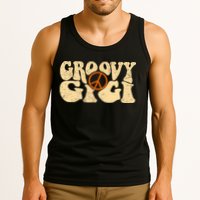 Retro Groovy Gigi Aesthetic Nostalgia 60's 70's Retro Gigi Tank Top