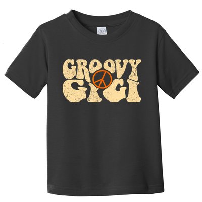 Retro Groovy Gigi Aesthetic Nostalgia 60's 70's Retro Gigi Toddler T-Shirt
