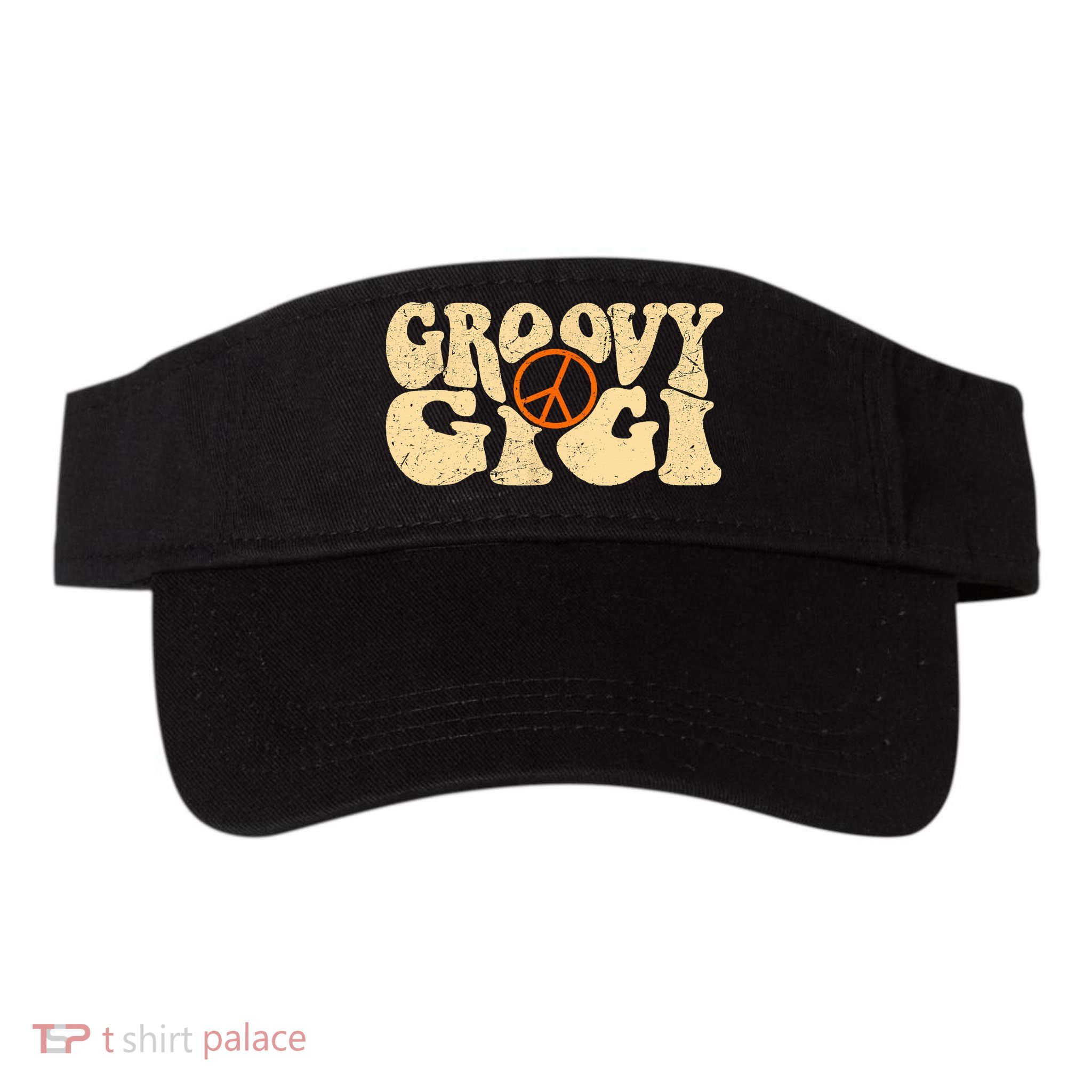Retro Groovy Gigi Aesthetic Nostalgia 60's 70's Retro Gigi Visor