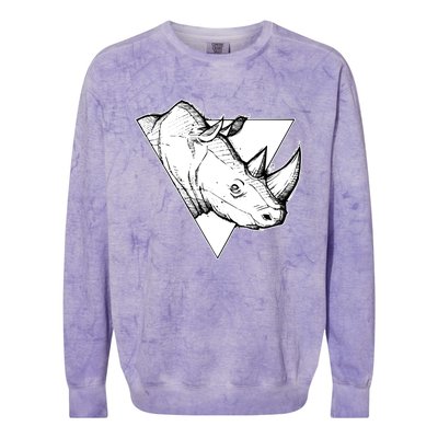 Rhino Great Gift Colorblast Crewneck Sweatshirt