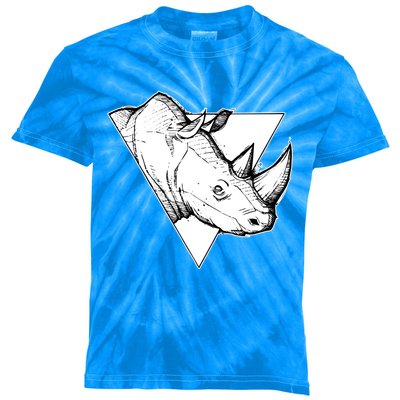 Rhino Great Gift Kids Tie-Dye T-Shirt