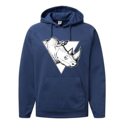 Rhino Great Gift Performance Fleece Hoodie