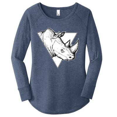 Rhino Great Gift Women's Perfect Tri Tunic Long Sleeve Shirt