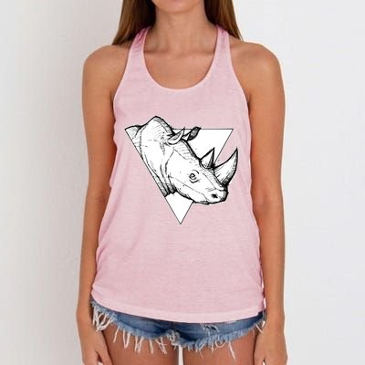 Rhino Great Gift Women's Knotted Racerback Tank