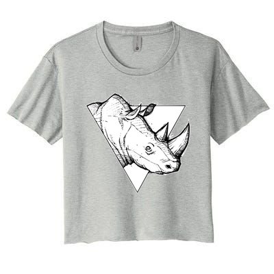 Rhino Great Gift Women's Crop Top Tee