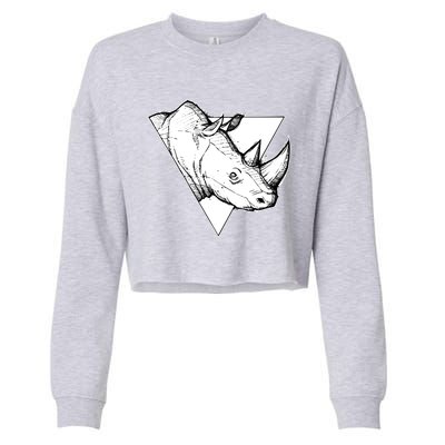 Rhino Great Gift Cropped Pullover Crew