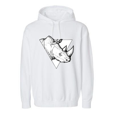 Rhino Great Gift Garment-Dyed Fleece Hoodie