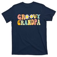 Retro Groovy Grandpa Birthday Matching Family Father's Day T-Shirt