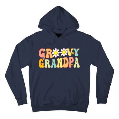 Retro Groovy Grandpa Birthday Matching Family Father's Day Tall Hoodie