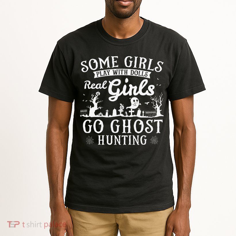 Real Go Ghost Hunting Ghosts Paranormal Researcher Tall T-Shirt