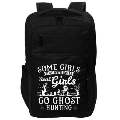 Real Go Ghost Hunting Ghosts Paranormal Researcher Impact Tech Backpack