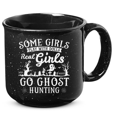 Real Go Ghost Hunting Ghosts Paranormal Researcher 15oz Campfire Ceramic Mug