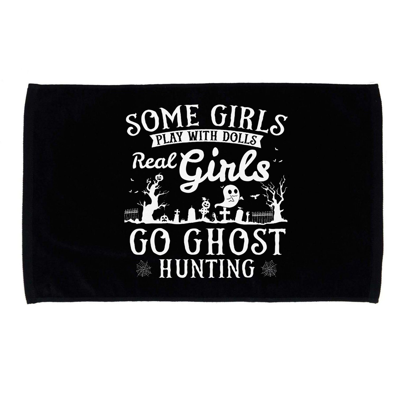 Real Go Ghost Hunting Ghosts Paranormal Researcher Microfiber Hand Towel