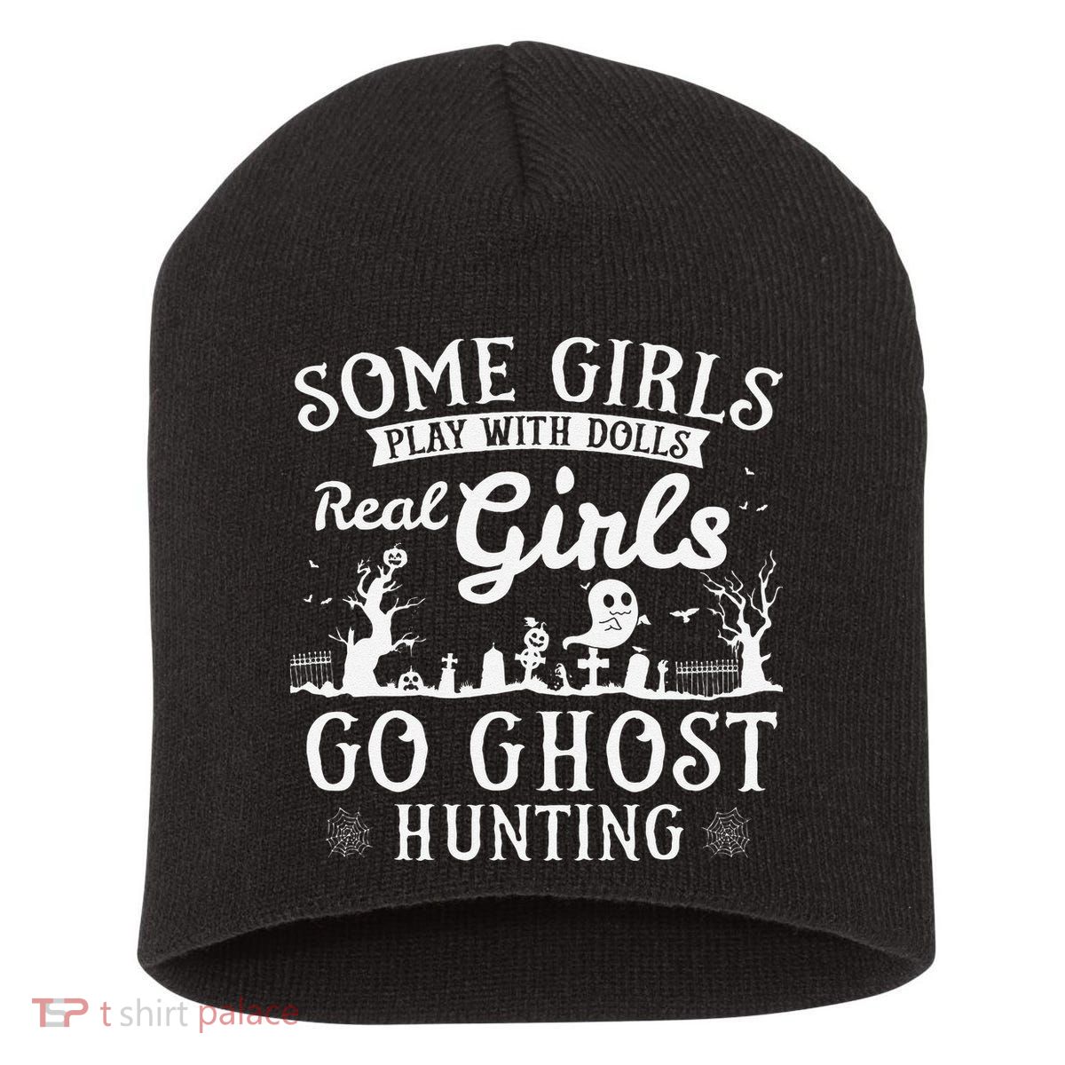 Real Go Ghost Hunting Ghosts Paranormal Researcher Short Acrylic Beanie