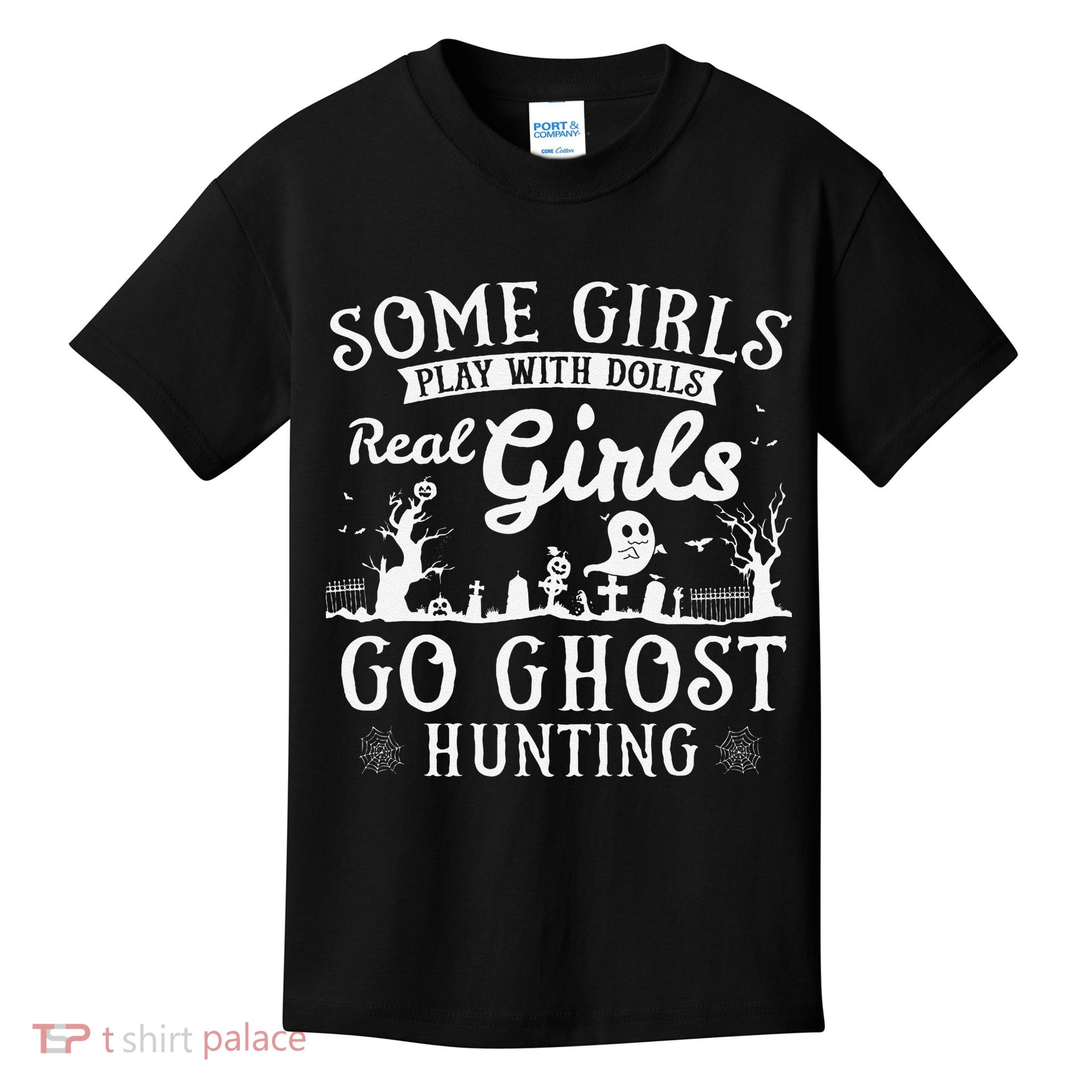 Real Go Ghost Hunting Ghosts Paranormal Researcher Kids T-Shirt