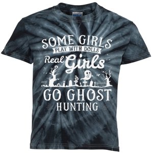 Real Go Ghost Hunting Ghosts Paranormal Researcher Kids Tie-Dye T-Shirt