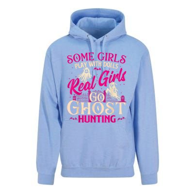 Real Girl Go Ghost Hunting Ghosts Paranormal Researcher Unisex Surf Hoodie