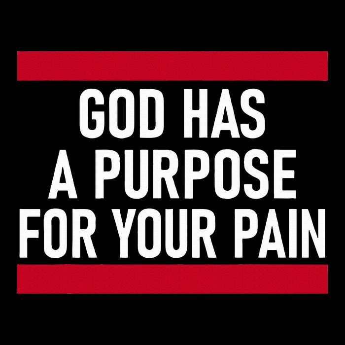 Religious God Has A Purpose For Your Pain Faith Based Gifts 16 in Basic Backpack