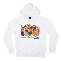 Retro Groovy Helping Little Ones Bloom Babies Flower Midwife Hoodie