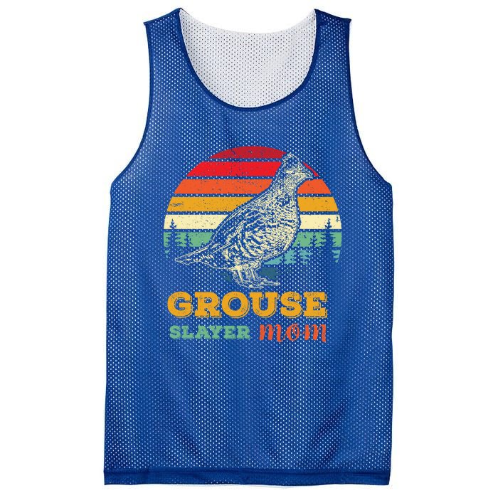 Ruffed Grouse Hunter Mom Gift Grouse Bird Hunting Mother Gift Mesh Reversible Basketball Jersey Tank