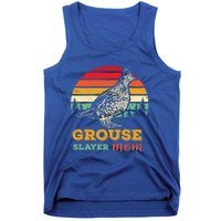 Ruffed Grouse Hunter Mom Gift Grouse Bird Hunting Mother Gift Tank Top