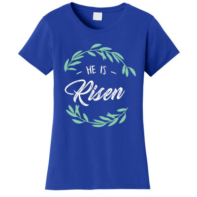 Religion Gift He Is Risen Resurrection Jesus Gift Women's T-Shirt