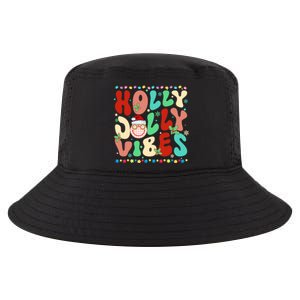 Retro Groovy Holly Xmas Jolly Vibes Christmas For Great Gift Cool Comfort Performance Bucket Hat