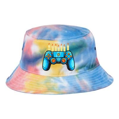 Retro Gamepad Happy Hanukkah Funny Pajama Family Matching Tie Dye Newport Bucket Hat