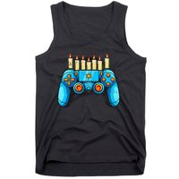 Retro Gamepad Happy Hanukkah Funny Pajama Family Matching Tank Top