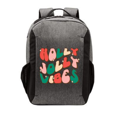 Retro Groovy Holly Xmas Jolly Vibes Christmas For Cool Gift Vector Backpack