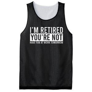 Retirement Gifts Humorous Retirement Mesh Reversible Basketball Jersey Tank