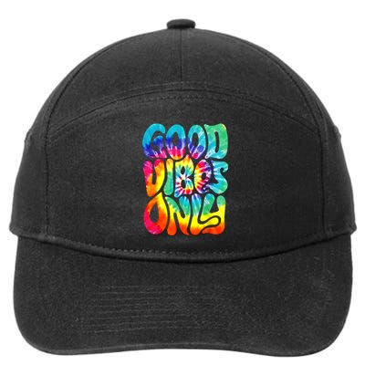 Retro Groovy Halloween Peace Love Hippie 60s 70s 80s Costume 7-Panel Snapback Hat