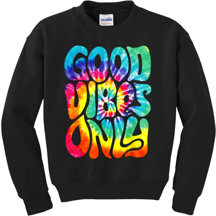 Retro Groovy Halloween Peace Love Hippie 60s 70s 80s Costume Kids Sweatshirt