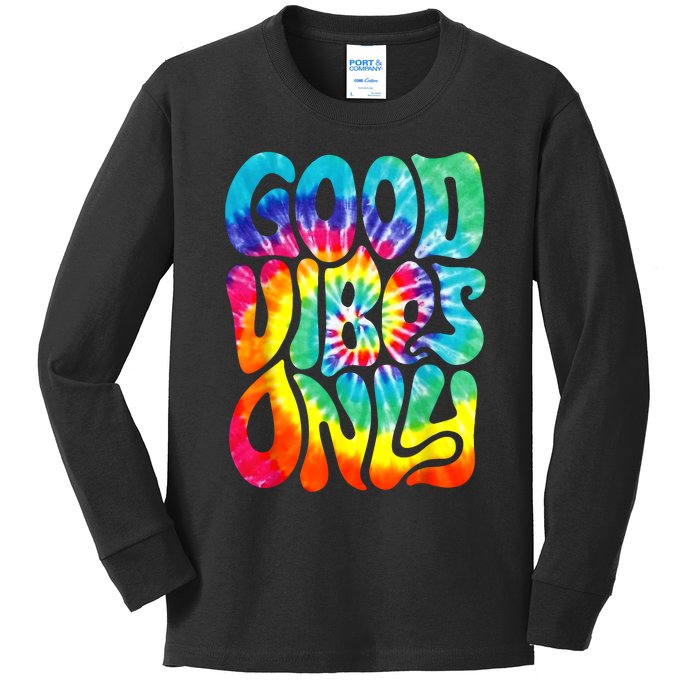 Retro Groovy Halloween Peace Love Hippie 60s 70s 80s Costume Kids Long Sleeve Shirt