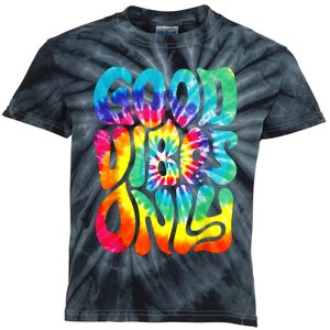 Retro Groovy Halloween Peace Love Hippie 60s 70s 80s Costume Kids Tie-Dye T-Shirt