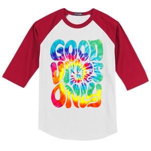 Retro Groovy Halloween Peace Love Hippie 60s 70s 80s Costume Kids Colorblock Raglan Jersey