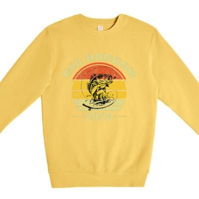 Retro Gig Harbor Premium Crewneck Sweatshirt